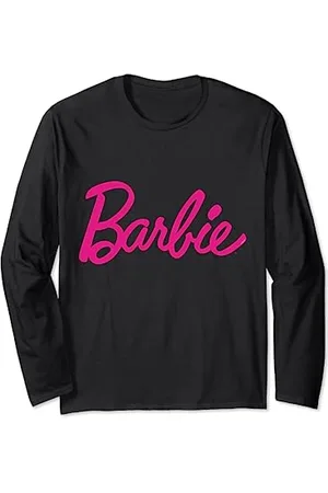 Barbie Logo für Damen, offizielles rosa Logo Langarmshirt