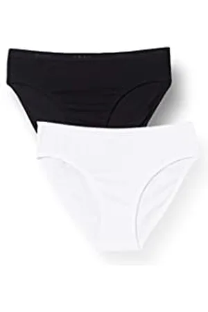 Schiesser Mädchen 2 Pack Slips - 95/5 Organic Bio Baumwolle Größe 140 Bis 176 Unterwäsche, , 140 EU