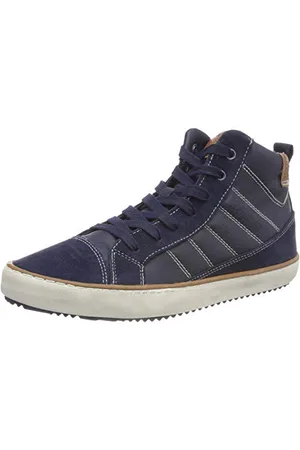 Geox J Alonisso Boy B Hohe Sneaker, Blau (Navy C4002), 31 EU
