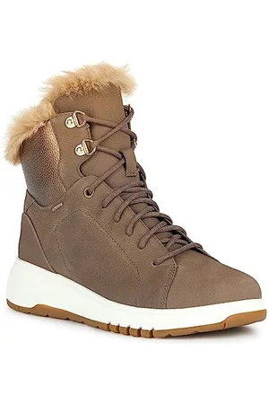 Geox D AERANTIS 4X4 B ABX Ankle Boot, Brown, 36 EU