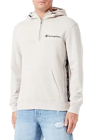 Champion Herren Legacy American Tape-Powerblend Fleece Half Zip Kapuzenpullover, , XL
