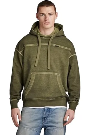 G-Star RAW Herren Garment Dyed Loose Hoodie, , M