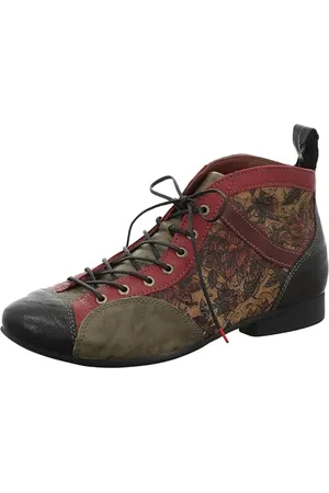 Think! Damen GUAD2 Leder gefütterte nachhaltige Boots, 3000 Ocker/Kombi, 39 EU
