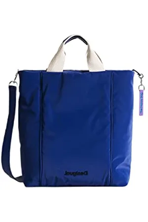 Desigual Womens BOLS_Happy ESTAM Shopping Bag, Blue