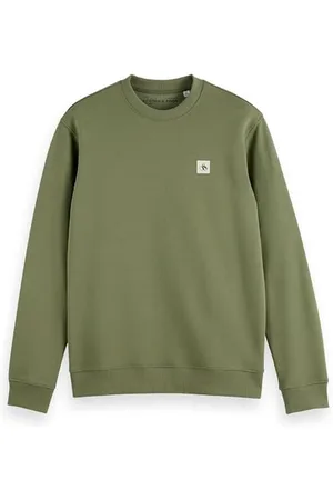 Scotch&Soda Herren Essential Badge Crew Sweat Sweatshirt, , S
