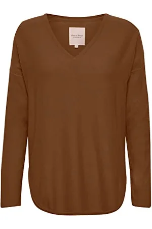 Part Two Damen Iliviasapw V-Neck Pullover, , Medium