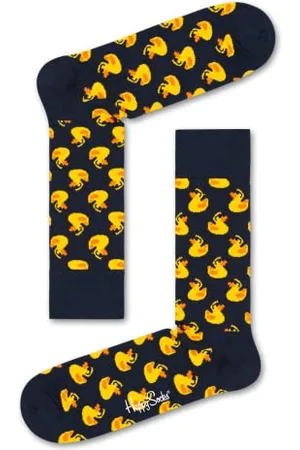 Happy Socks Rubber Duck Sock, farbenfrohe und fröhliche, Socken für Männer und Frauen, (41-46)