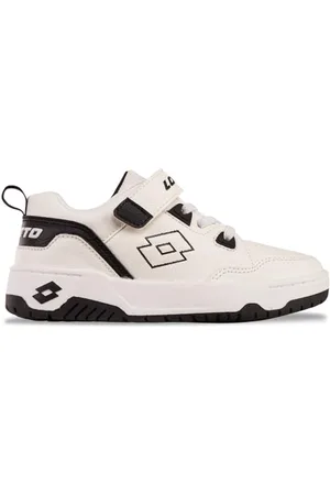 Lotto AWERY K Unisex Kids Sneaker, White/Black, 26 EU