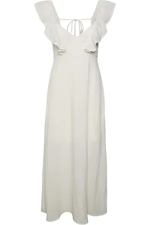 VERO MODA Damen VMCHRIS SL Ankle Dress WVN Kleid, , L