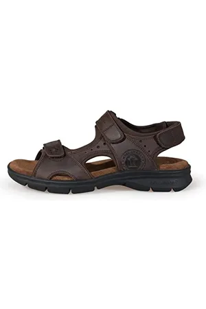 Panama Jack Herren Salton Basics Peeptoe Sandalen, Braun (Marron C1), 43 EU