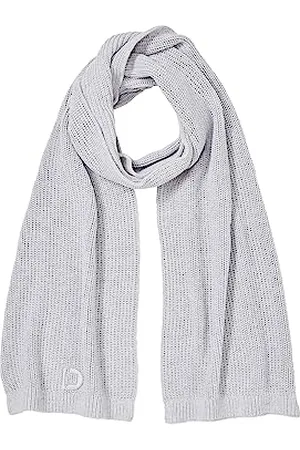TOM TAILOR Herren 1038508 Basic Strickschal, 15398-Light Stone Grey Melange, OneSize