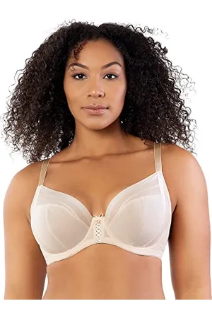 Parfait Shea P6062 Damen-BH mit voller Büste, Mesh-Einsatz, tiefem Ausschnitt und ungefütterten Drahtbügeln, , 70E