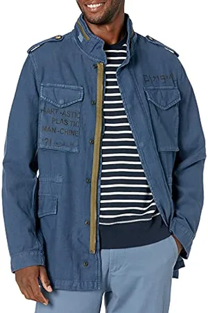 Desigual Mens CHAQ_JAMACUCO Jacket, Blue, L