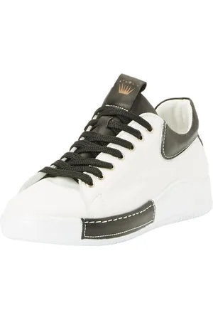 Charlotte Of Sweden Damen Sneaker, weiß/schwarz, 39 EU