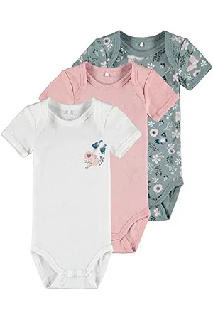 NAME IT Baby-Mädchen NBFBODY 3P SS NOOS Kleinkind Unterwäsche-Satz, 50