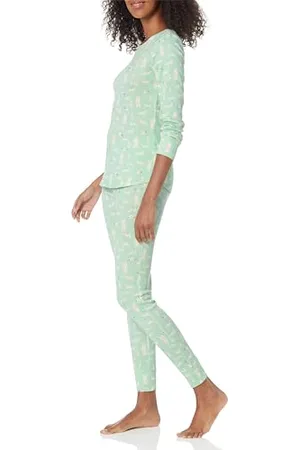 Amazon Damen Anschmiegsames Pyjama-Set Aus Baumwolle (In Übergröße Erhältlich), , L