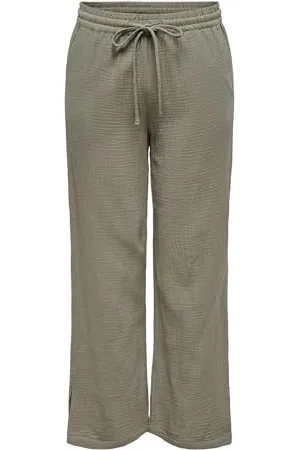 JDY Damen THEIS Life Wide Slit Pant WVN Dia Stoffhose, , M / 32L