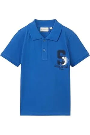 TOM TAILOR Jungen Kinder Pique Polo-Shirt mit Print, , 92/98