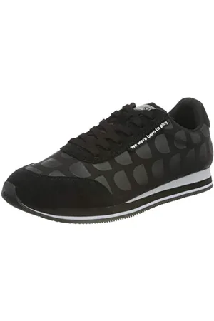 Desigual Damen Shoes_Pegaso_logomania Sneaker, Black, 45 EU