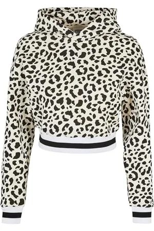 Urban classics Damen TB5473-Ladies Short AOP College Hoody Kapuzenpullover, , 4XL