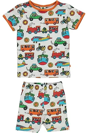 Småfolk Set with t-Shirt and Legging with travel motifes