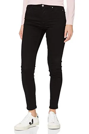 MERAKI Damen Superelastische Skinny-Jeans mit normaler Leibhöhe, , 33W / 30L