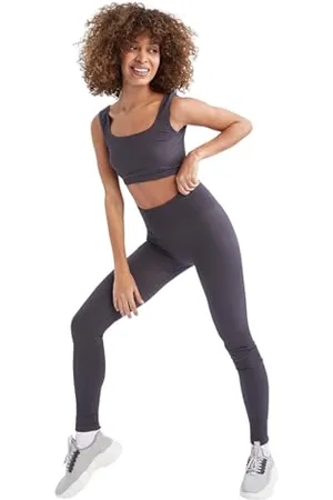 DeFacto High Waist Leggings für Damen - Sport Tights für Damen Sporthose ,XS - S