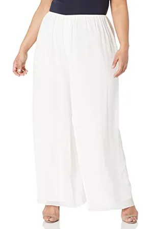 ALEX Evenings Damen Wide Leg Dress Pant for Mother of The Bride, Elegant Party Outfit (Plus Size) Klassische Hose, , 2X