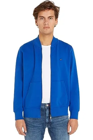 Tommy Hilfiger Herren Cardigan Baseball Collar mit Reißverschluss, , M