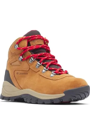 Columbia Damen Newton Ridge Plus Waterproof Amped Wanderstiefel, Elk, Mountain Red, 40 EU Weit