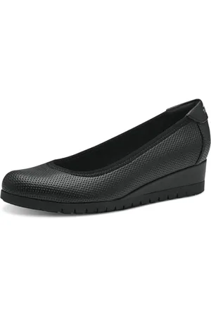 QS by s.Oliver Damen Wedge Pumps mit Keilabsatz Elegant, (Black), 38 EU