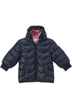 QS by s.Oliver Steppjacke mit gerüschter Kapuze 86