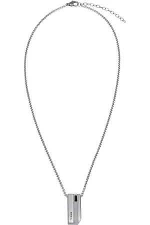 Breil Halskette aus Stahl Collection JOINT mit Anhänger und poliert/satiniert für Herren, Einheitsgröße, Legierter Stahl