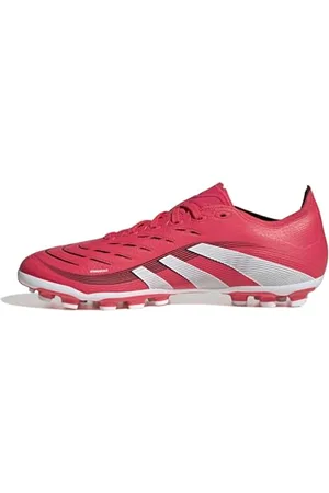 adidas Unisex Predator League Football Boots Artificial Grass Fußballschuhe, Lucid Red/Cloud White/Core Black