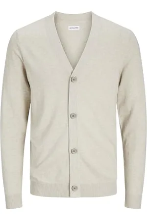 JACK & JONES Male Strickjacke Einfarbig Strickjacke