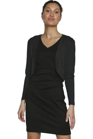 Kaffe Bolero Astrid Damen Bolero Astrid Elegant Jäckchen Langarm Cardigan Bolerojacke XXL
