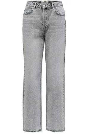 SELECTED Damen SLFKATE HW Straight Blast W Jeans, , 30/32