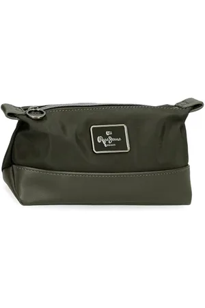 Pepe Jeans Christine Kulturbeutel, , 20,5 x 11,5 x 7,5 cm, Polyester mit Kunstlederdetails von Joumma Bags, , Talla única, Kulturbeutel