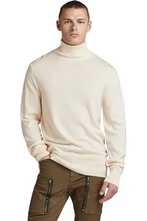 G-Star RAW Herren Premium Core Turtle Knitted Pullover, , S