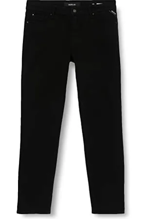 Replay Damen Jeans Luzien Skinny-Fit, (Schwarz), 25W / 32L