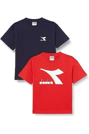 Diadora Jungen JU.Double Pack T-Shirt SS Logo, , S