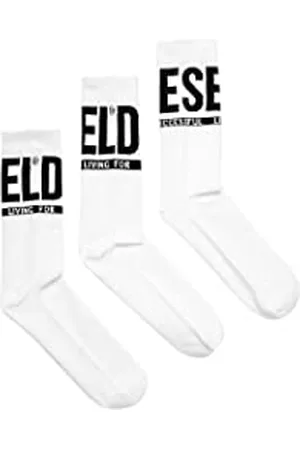 Diesel _SKM-RAY-THREEPACK_SOCKS_Weiß_S