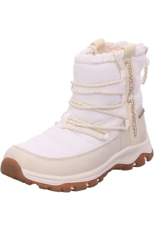 KangaROOS Damen K-FW Shego Schneestiefel, beige/cool beige, 36 EU