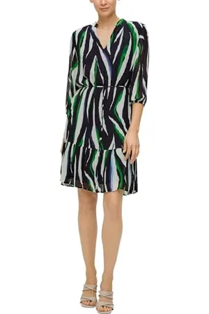 QS by s.Oliver S.Oliver Damen 2142607 Volantkleid, , 38