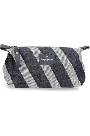 Pepe Jeans Celine Kulturbeutel, , 20,5 x 15 x 8 cm, Polyester, mit Details aus Kunstleder von Joumma Bags, , Kosmetiktasche