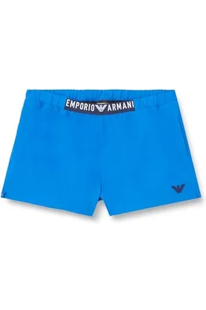 Emporio Armani Herren Logoband Boxer Swim Trunks, , 54