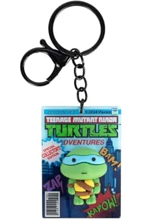 Thumbs Up Ninja Turtles ThumbsUP TMNT Schlüsselanhänger, 3D Schlüsselanhänger Figur, Offizielles Merch, Geschenkidee für Turtles Fans
