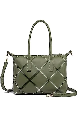 Alessandro Schultertasche Patches mit modischen Patchwork-Nähten 33cm x 25cm x 10cm