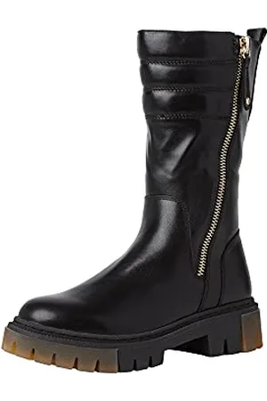 Marco Tozzi Damen 2-2-26861-37 Stiefelette Schneestiefel, Black/Gold, 38 EU
