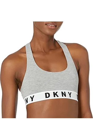 DKNY Damen Cozy Boyfriend Racerback Bralette BH, , small